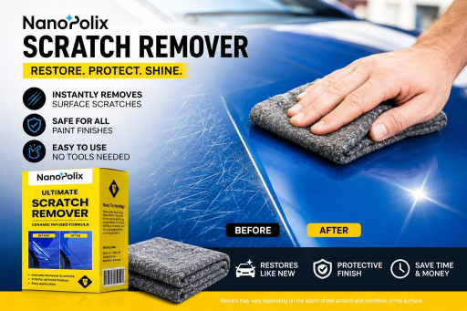 NanoPolix Scratch Remover application demonstration